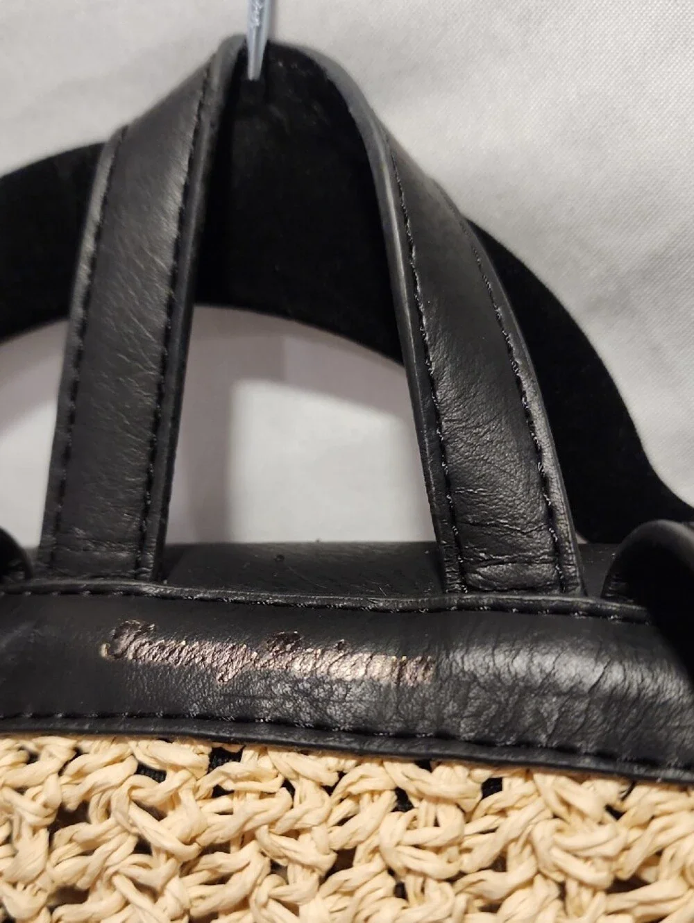 Tommy Bahama Mama Straw Backpack Purse